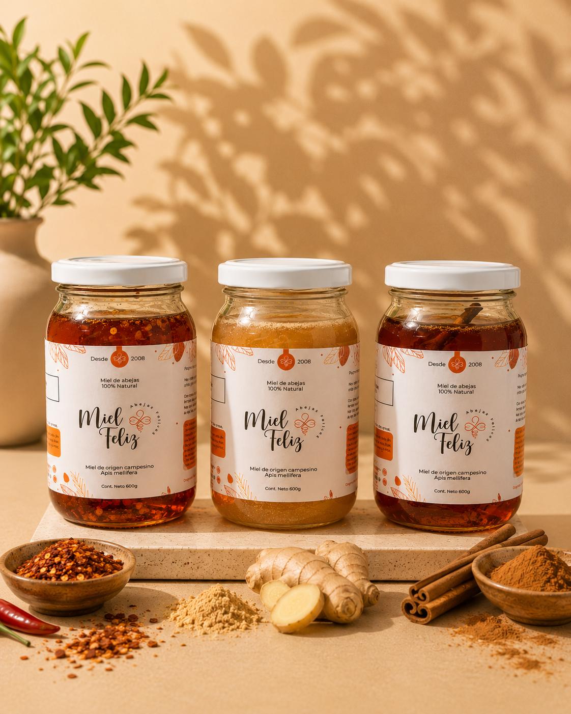 Miel infusionada 600g